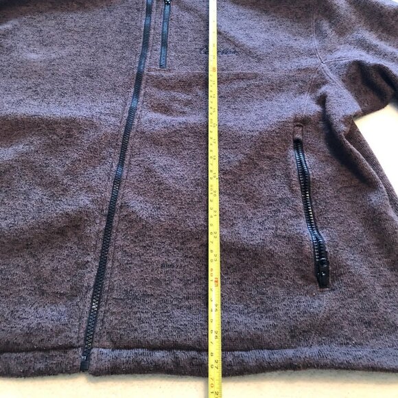 Cabela's Hooded Sweater/Sweatshirt, Color choc. Brown, Zip Up Hooded, Size XXL - Picture 9 of 10